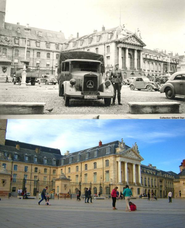 How Dijon, France Has Changed Over The Past 70 Years (10 pics)