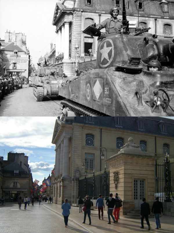 How Dijon, France Has Changed Over The Past 70 Years (10 pics)