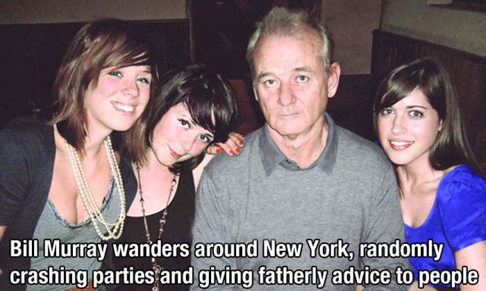 Proof That Bill Murray Is The Most Interesting Man In The World (31 pics)