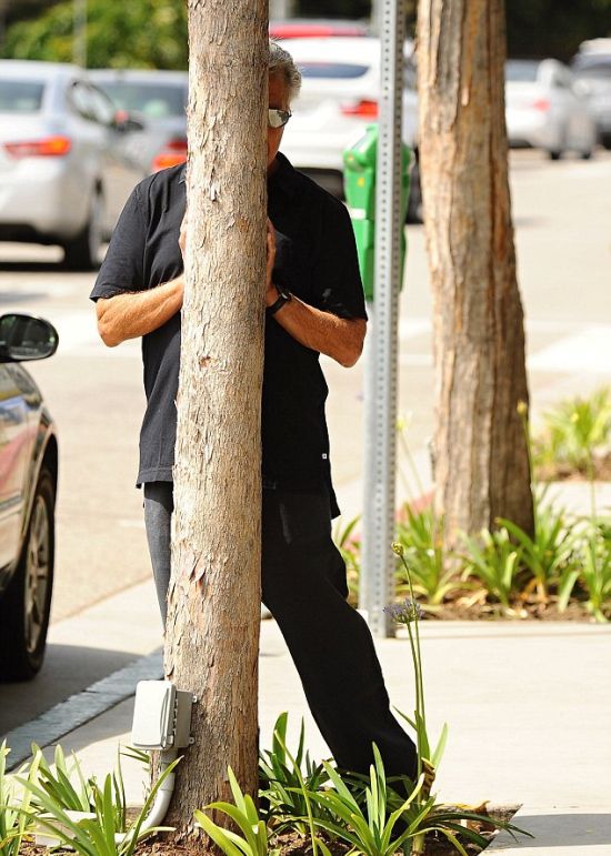 Dustin Hoffman Plays Hide And Seek On The Streets Of LA (5 pics)