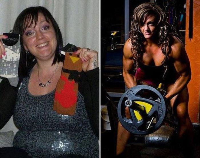 Overweight Mother Transforms Herself Into Championship Bodybuilder (8 pics)