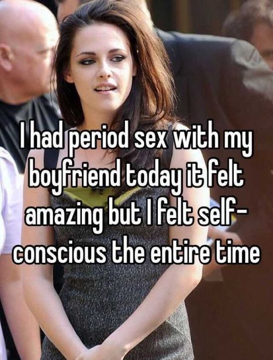 How Women Really Feel About Period Sex (16 pics)