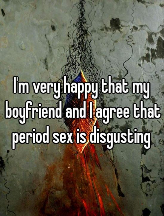 How Women Really Feel About Period Sex (16 pics)