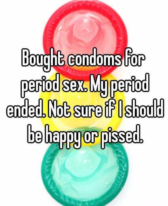 How Women Really Feel About Period Sex (16 pics)
