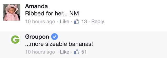 Facebook Had A Field Day When Groupon Introduced The Banana Bunker (18 pics)