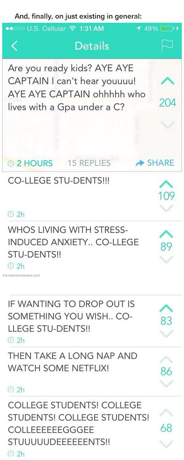 24 Pictures That Perfectly Sum Up The College Experience (24 pics)