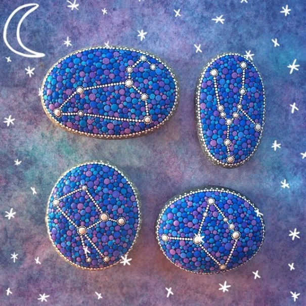 Artist Creates Amazing Mandalas By Painting Ocean Stones (15 pics)