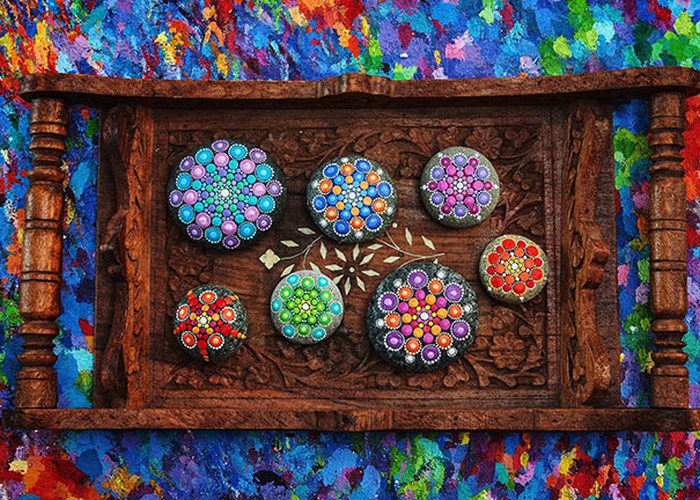 Artist Creates Amazing Mandalas By Painting Ocean Stones (15 pics)
