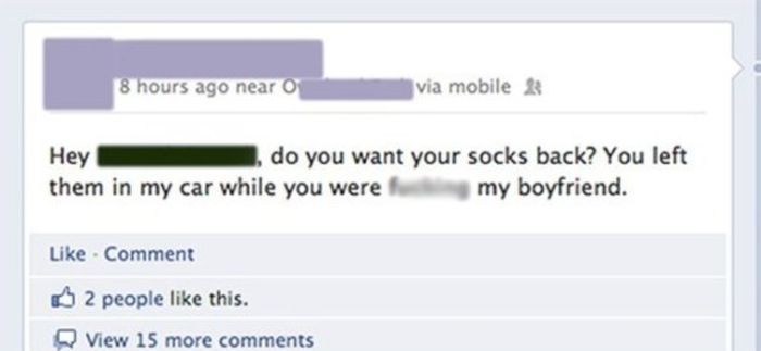 Cheaters Who Got Outed On Facebook (7 pics)