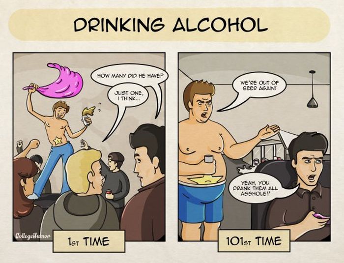 Fun Life Activities That Get Better Or Worse With Time (6 pics)