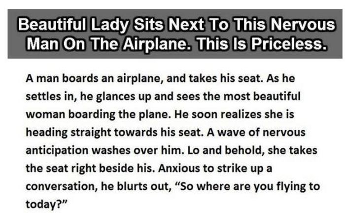 When A Nymphomaniac Sits Next To A Nervous Man On An Airplane (4 pics)