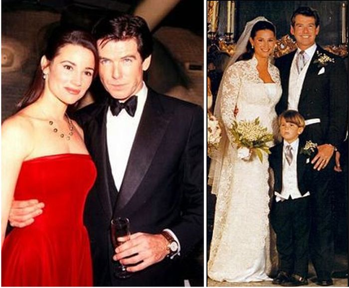 Pierce Brosnan And His Wife Back In The Day And Today (4 pics)