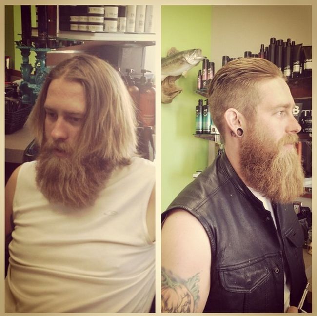 What It Looks Like When Men Get Makeovers (21 pics)
