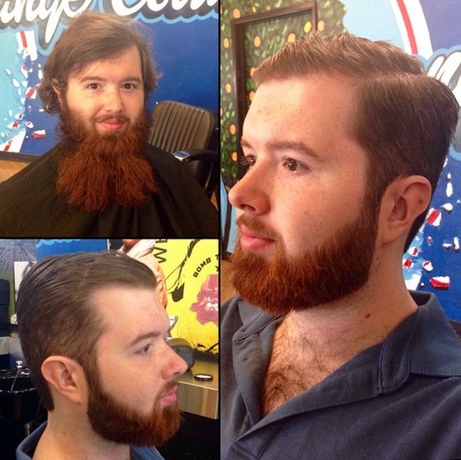 What It Looks Like When Men Get Makeovers (21 pics)