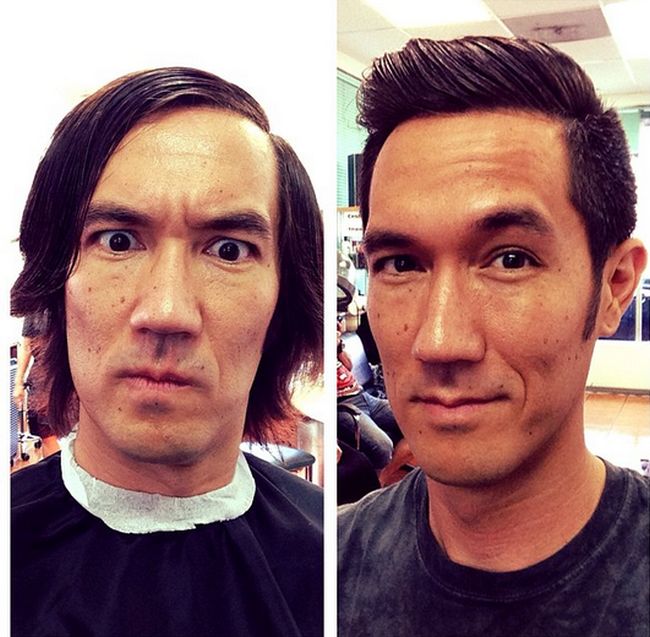 What It Looks Like When Men Get Makeovers (21 pics)