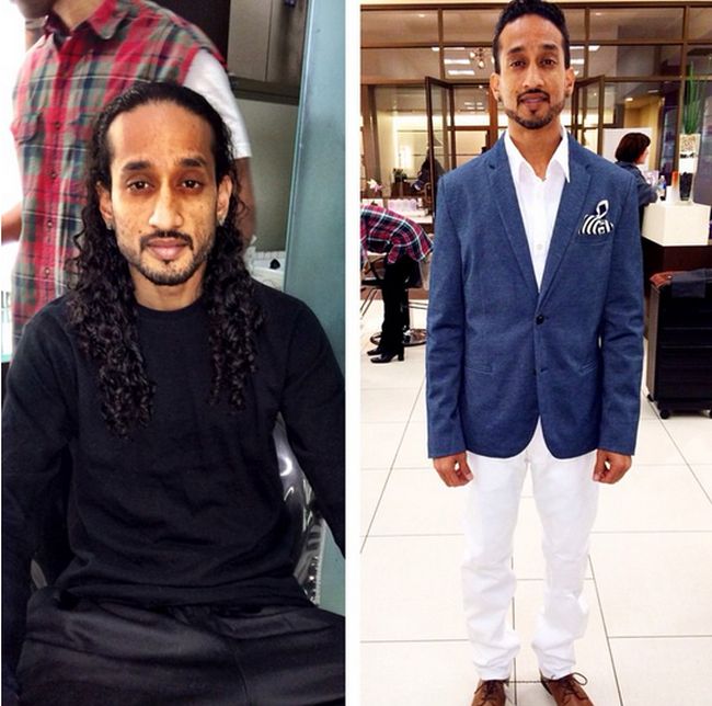 What It Looks Like When Men Get Makeovers (21 pics)