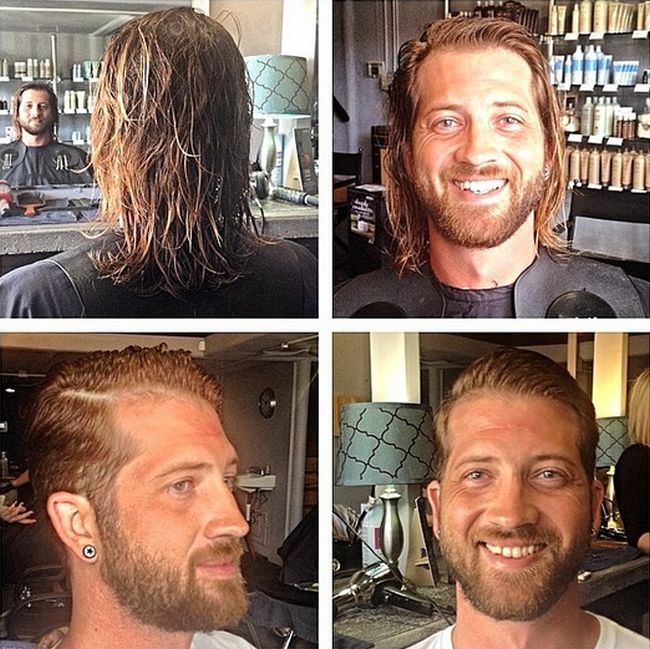 What It Looks Like When Men Get Makeovers (21 pics)