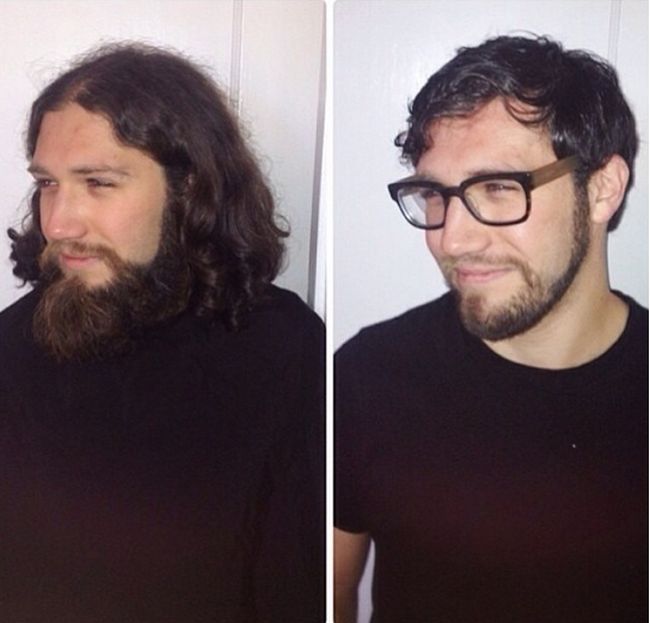 What It Looks Like When Men Get Makeovers (21 pics)