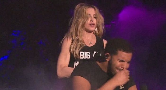 Everyone Is Freaking Out Over Drake's Reaction To Kissing Madonna (17 pics)
