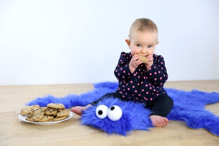 How To Make Your Very Own Cookie Monster Rug (14 pics)