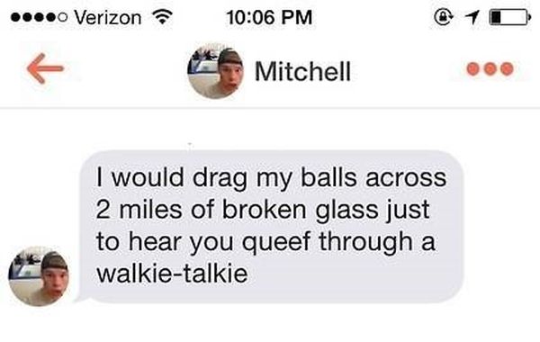 People Who Just Got Straight To The Point On Tinder (14 pics)