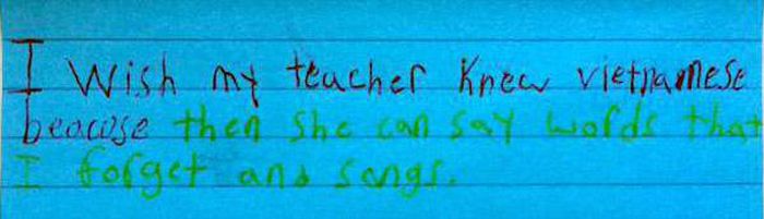 Third Graders Write Honest Messages To Their Teachers (16 pics)