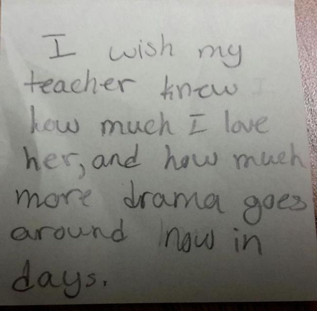 Third Graders Write Honest Messages To Their Teachers (16 pics)