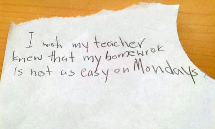 Third Graders Write Honest Messages To Their Teachers (16 pics)