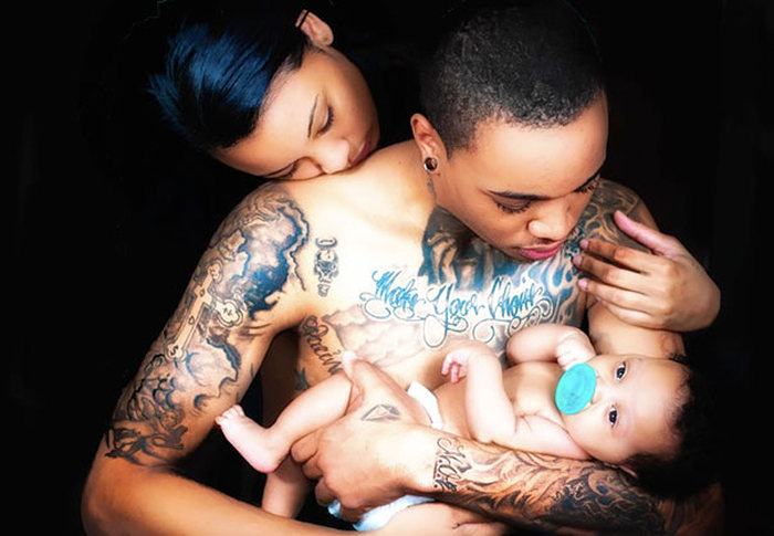 Tattooed Parents Take Beautiful Portraits With Their Children (43 pics)