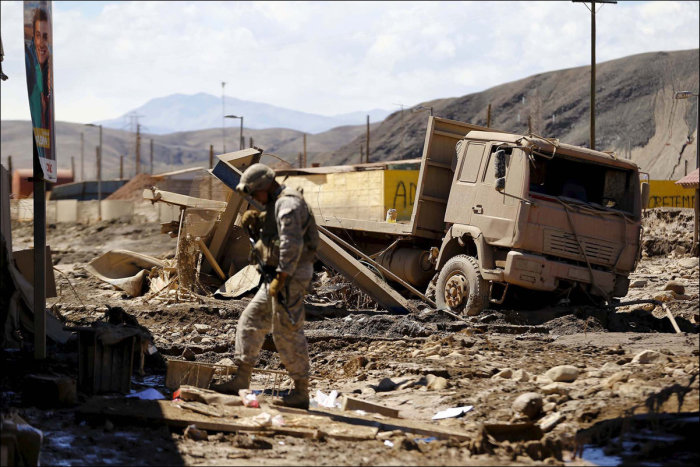 Chaos In Chile After Heavy Rains Flood The Country (19 pics)