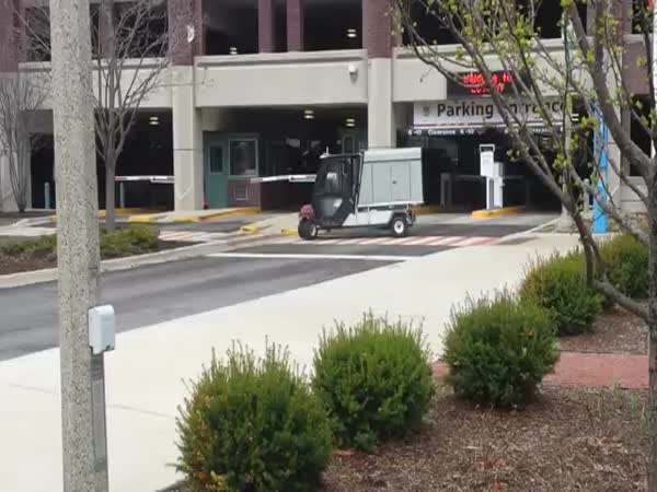 Golf Cart And Two Cops