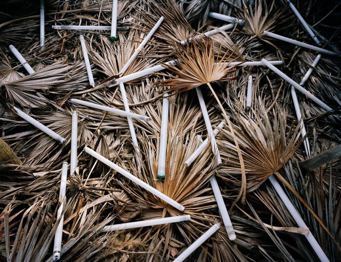 Man Takes Trash From The Shores Of Mexico And Turns It Into Art (10 pics)