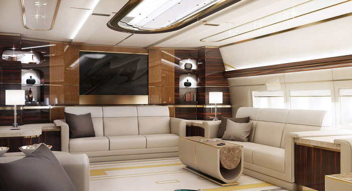 This Jumbo Jet Is A $400 Million Dollar Mansion With Wings (13 pics)