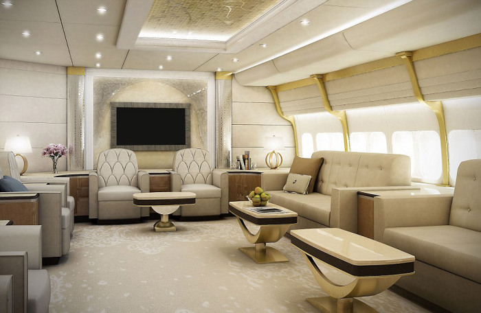 This Jumbo Jet Is A $400 Million Dollar Mansion With Wings (13 pics)