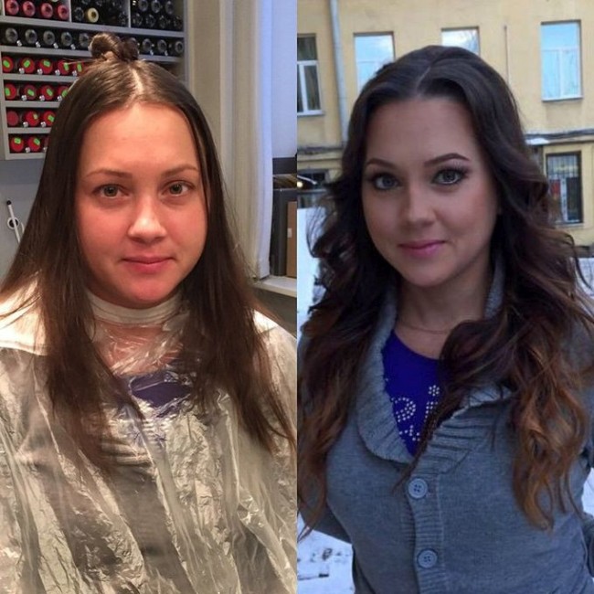 Before And After Photos Show Just How Powerful Makeup Is (26 pics)