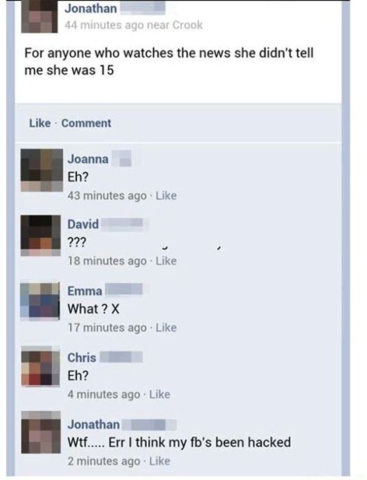 This Is Why You Should Always Log Out of Your Facebook Account (29 pics)