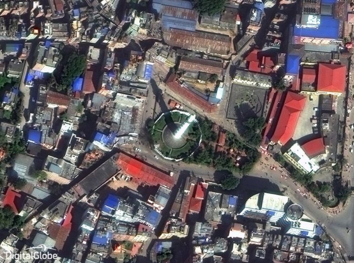 Satellite Images Show The Destruction That Has Taken Place In Nepal (8 pics)
