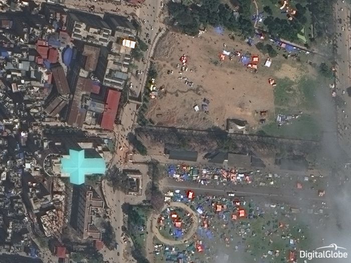 Satellite Images Show The Destruction That Has Taken Place In Nepal (8 pics)
