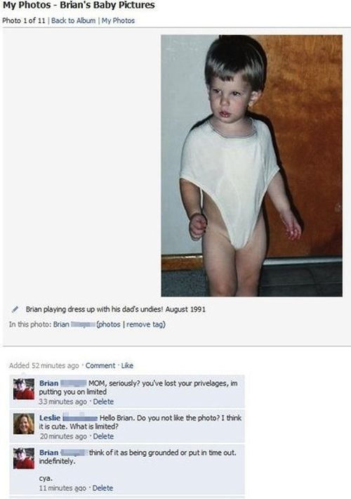 Those Moments When Your Family Embarrasses You On Facebook (23 pics)