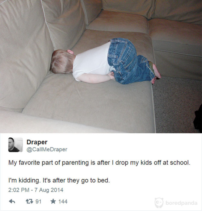 The Truth About Parenting Summed Up In A Series Of Tweets (19 pics)
