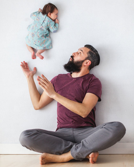 Creative Photoshoot Takes Father Daughter Pictures To The Next Level (9 pics)