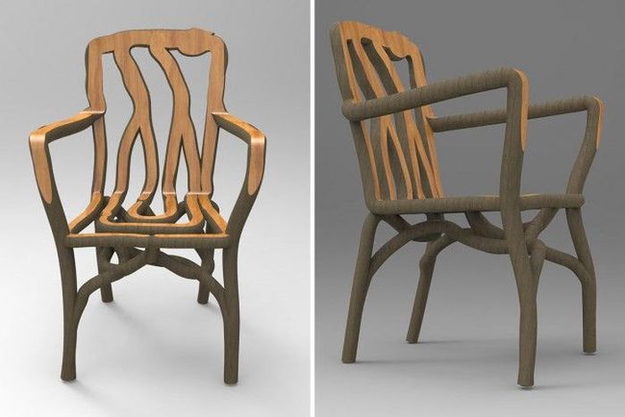 Modern Technology Turns Trees Into Art And Furniture (9 pics)
