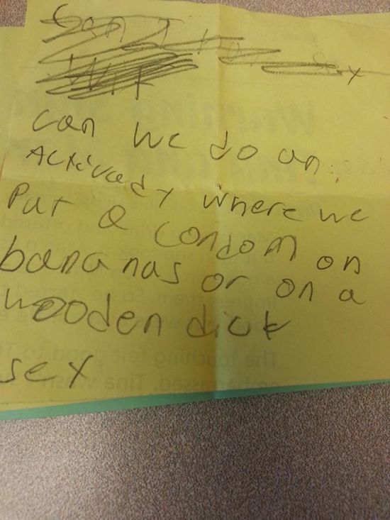 Kids Ask Unintentionally Hilarious Questions During Sex Ed (14 pics)