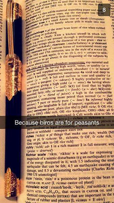 The Rich Kids Of Snapchat Are Getting To Be Obnoxious (18 pics)