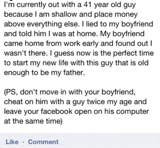 When Cheaters Get Exposed On Facebook (22 pics)