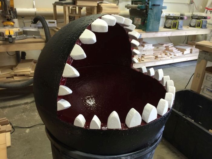 Meet The Cats That Sleep Inside A Chain Chomp From Super Mario Bros. (11 pics)