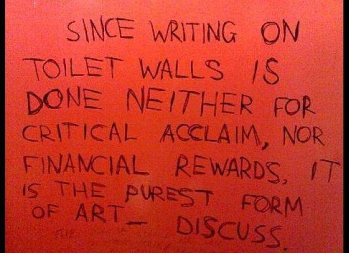 Profound Philosophical Thoughts You Can Read On Public Toilets (17 pics)