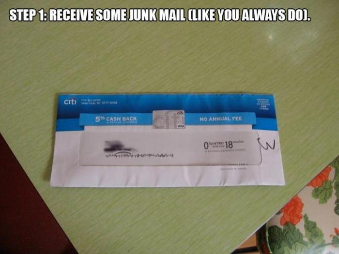 The Best Way To Deal With Junk Mail (5 pics)