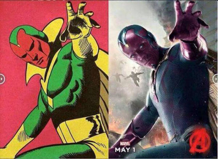 What The Comic Book Avengers Look Like Compared To Their Film Adaptations (10 pics)
