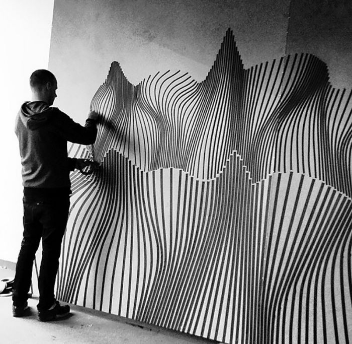 Artist Uses Duct Tape Instead Of Paint To Create Street Art (21 pics)